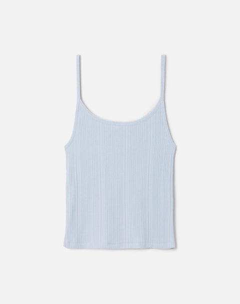 Hanes Varigated Jolie Tank - Light Blue